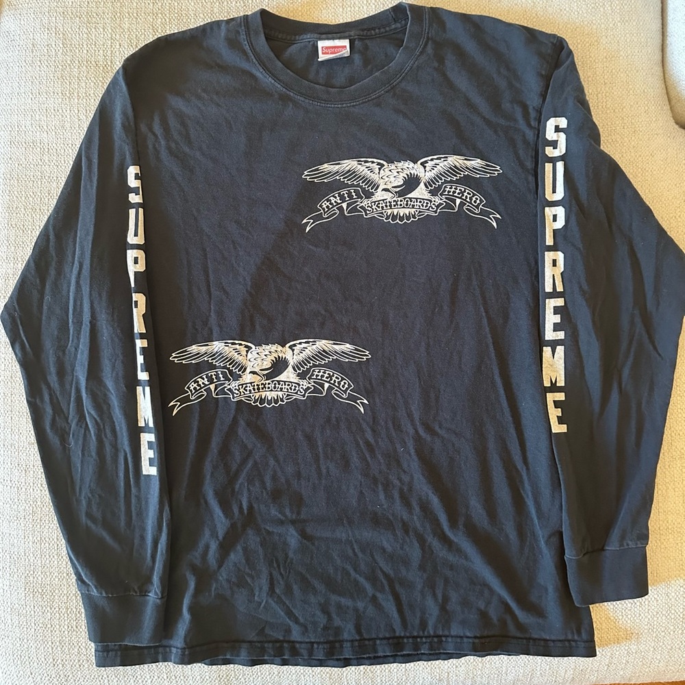 Supreme Antihero Skateboards Long Sleeved T-shirt